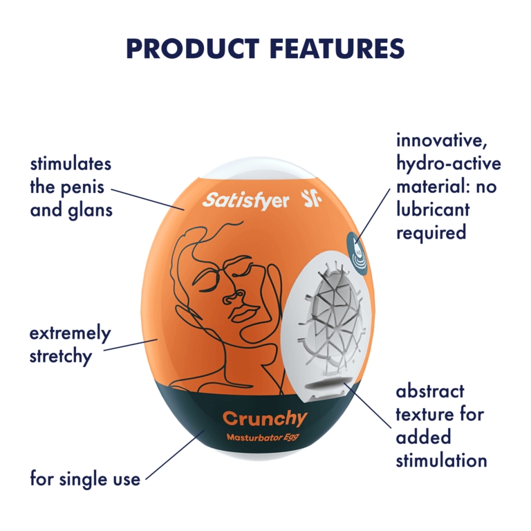 Masturbaator Satisfyer Crunchy Egg