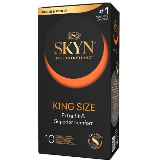 Prezervatyvai be latekso SKYN King Size (10 vnt.)