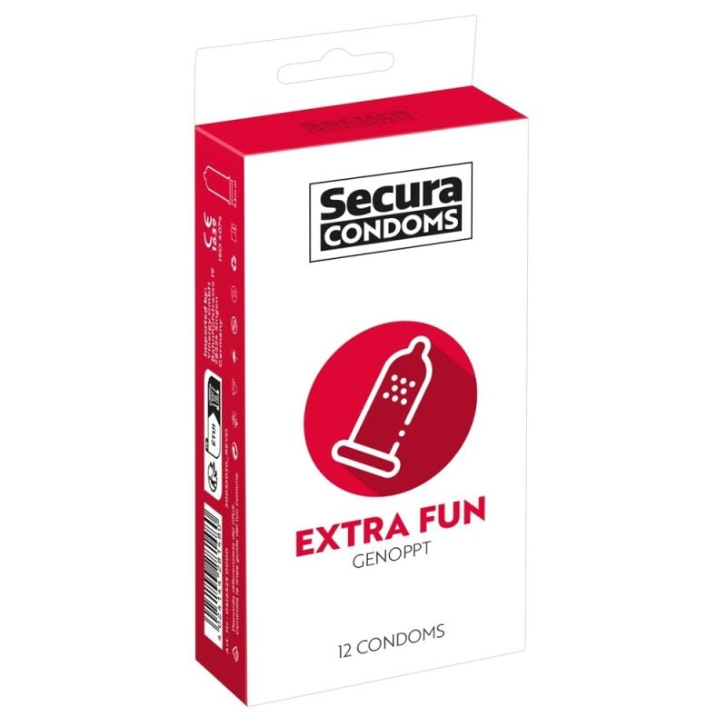 Prezervatīvi Secura Extra Fun (12 gab.)