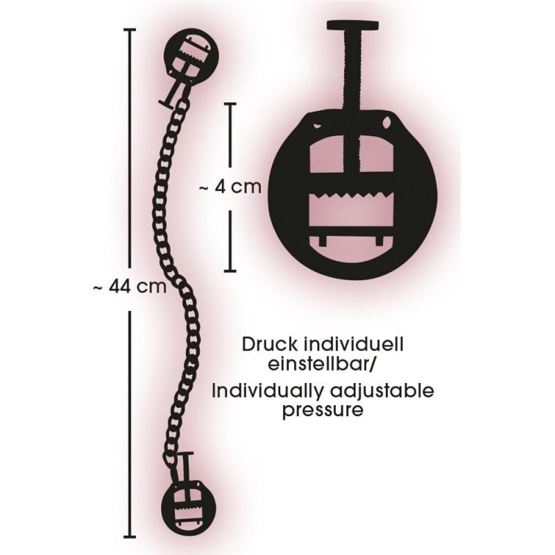 Spenelių spaustukai Nipple Pain