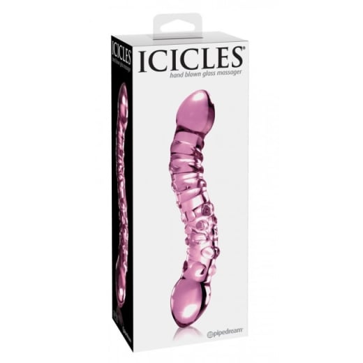 Stiklinis dildo Curvy