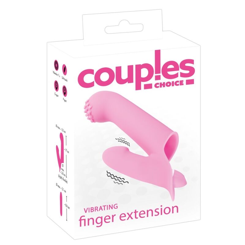 Vibreeriv sõrmkübar Couple’s Choice