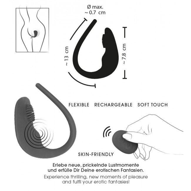 Kelnaičių vibratorius Slim