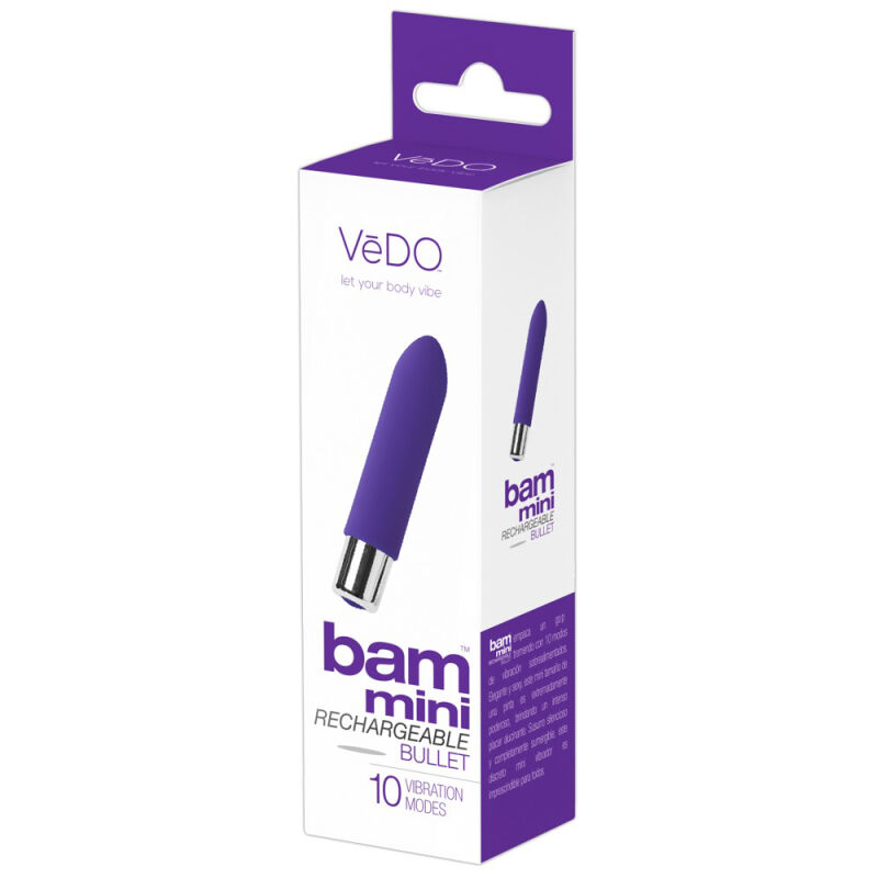 Vibruojanti kulka Bam (violetinė)