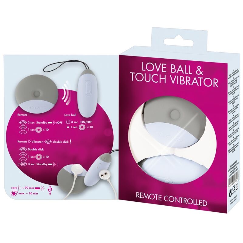 Žaisliukų rinkinys Love Ball & Touch Vibrator 