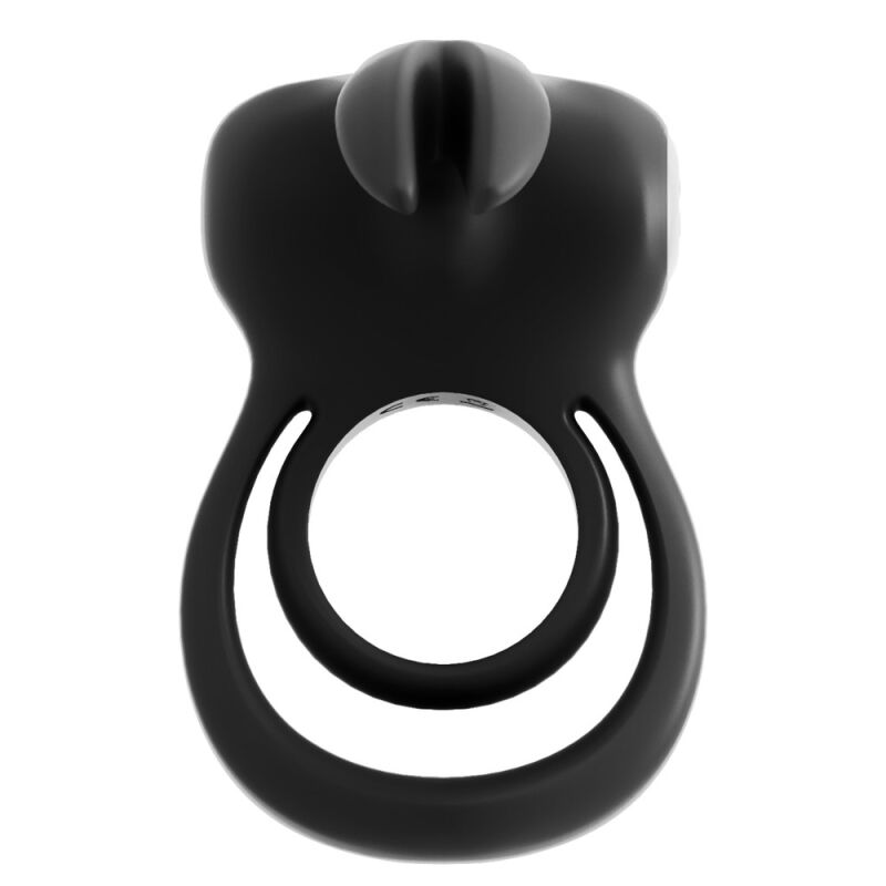 Penio žiedas Audringas zuikis (juodas)