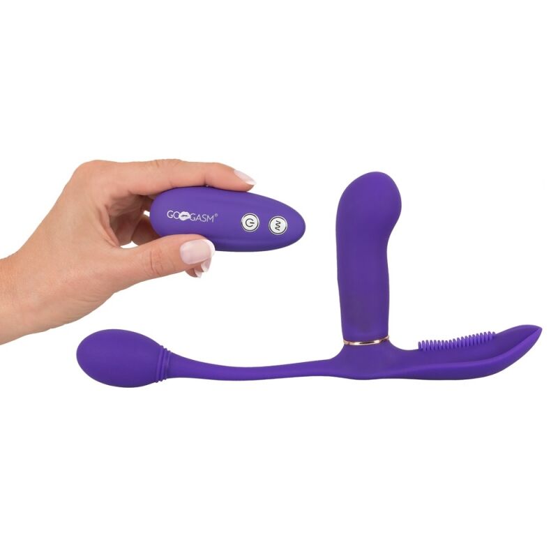 Vibratorius Pussy And Ass Vibrator (violetinis) 
