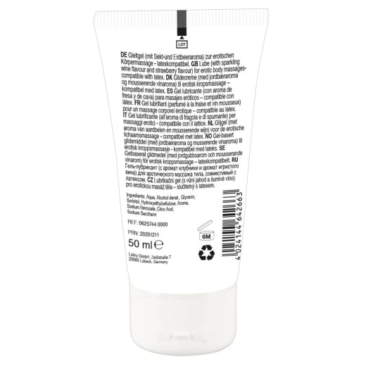 Masažo gelis - lubrikantas Lick It! (50 ml)