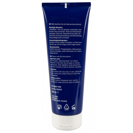 Depiliacijos kremas Blitz Blank (250 ml)