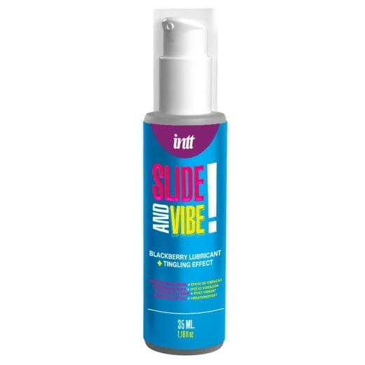 Stimuliuojantis lubrikantas Slide and Vibe! (35 ml)