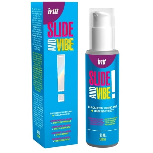 Stimuliuojantis lubrikantas Slide and Vibe! (35 ml)