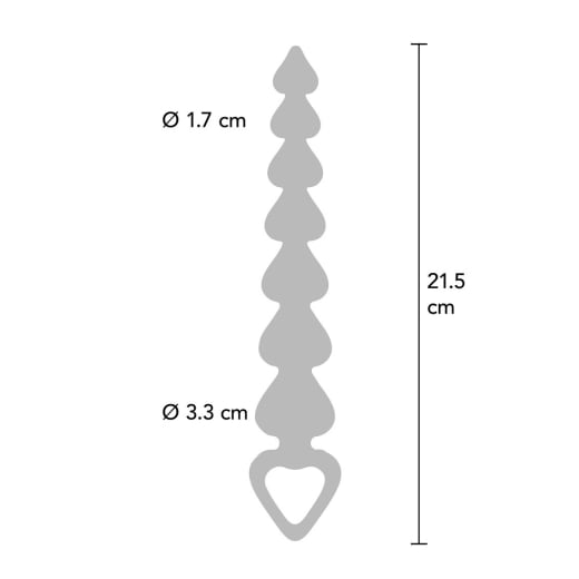 Analiniai kamuoliukai Black Heart