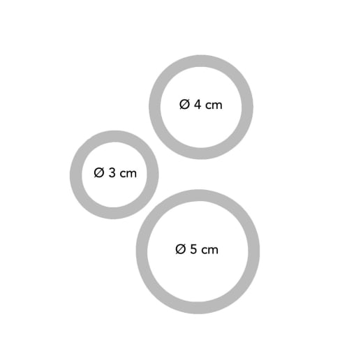 Penio žiedai Triple Rings