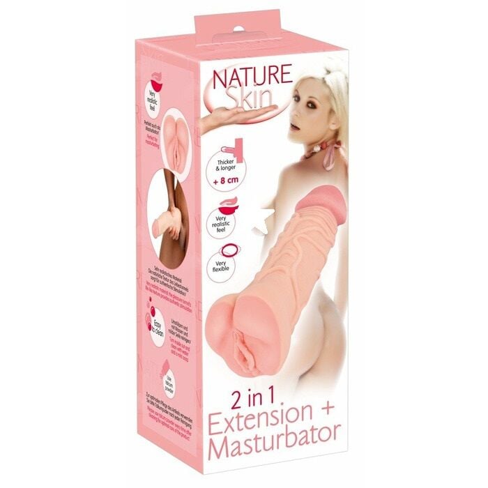 Masturbaator-otsik 2in1 Pleasure