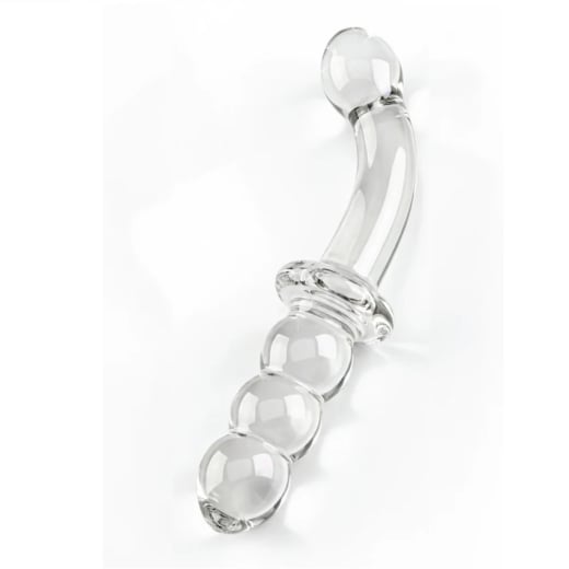 Stiklinis dildo Dual-Ended 