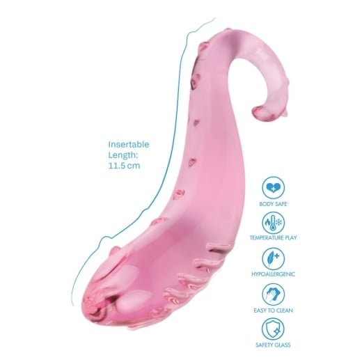 Stiklinis dildo Sparkle G-Spot 