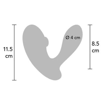 Porų vibratorius DuoVibe