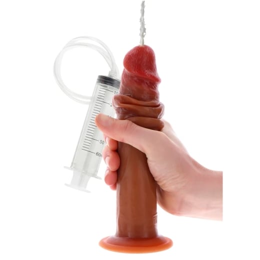 Falo imitatorius Foreskin Squirting Dong (22,5 cm)