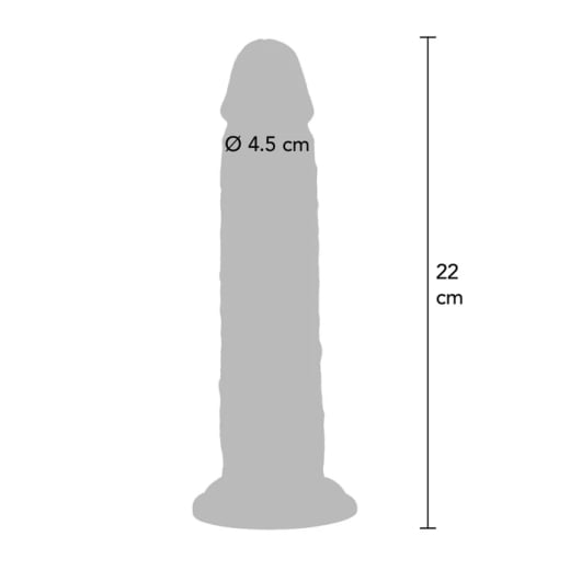 Falo imitatorius Foreskin Squirting Dong (22,5 cm)