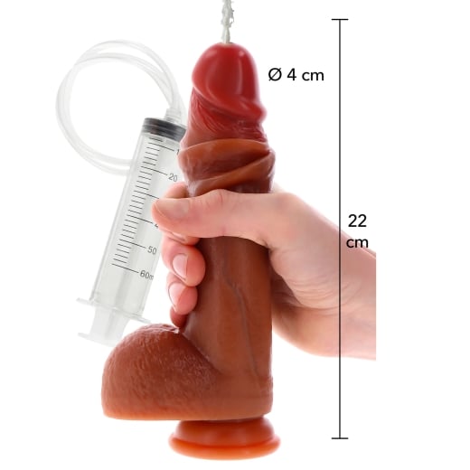 Falo imitatorius Foreskin Squirting Dong (22 cm)