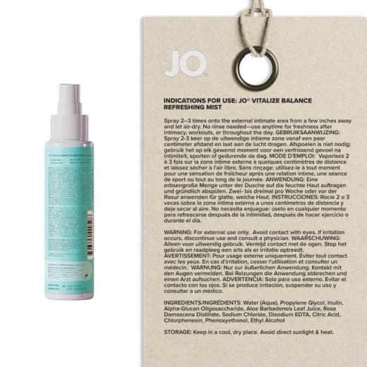 Intymios zonos gaivinamoji dulksna JO - Balance (60 ml)