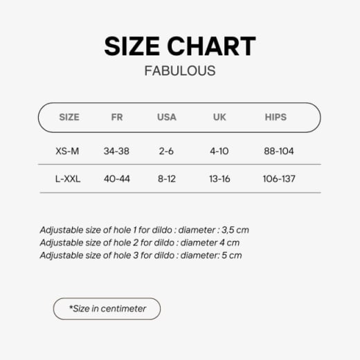 Strap On diržas Fabulous (raudonas)