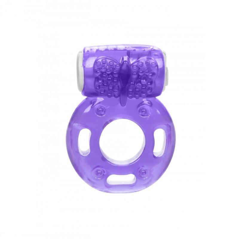 Vibruojantis penio žiedas Buzz (purpurinis)