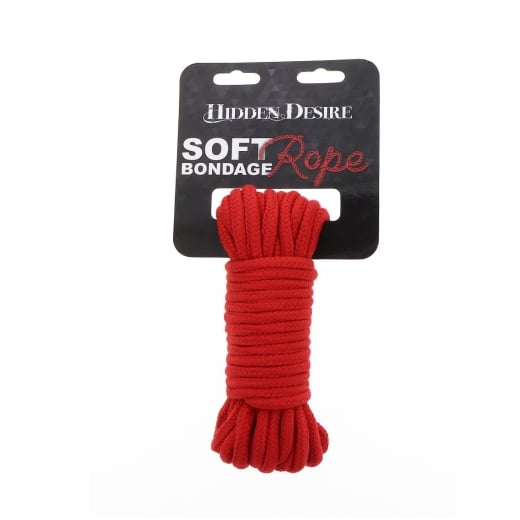 Virvė Soft Bondage (10 m) (raudona)