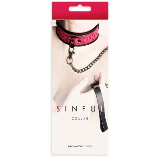 Antkaklis su pavadėliu Sinful Collar