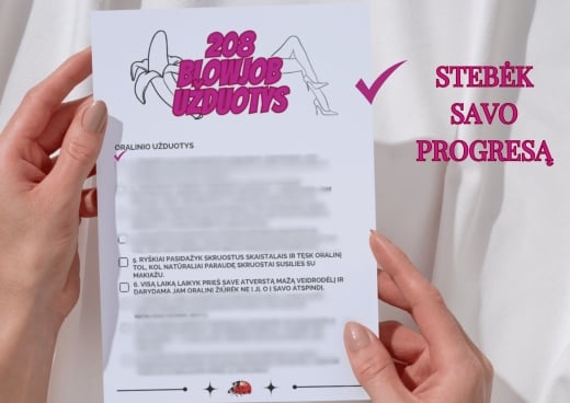 208 Blowjob Užduotys