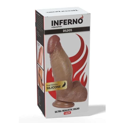 Falo imitatorius Inferno Ultra Realistic (18 cm)