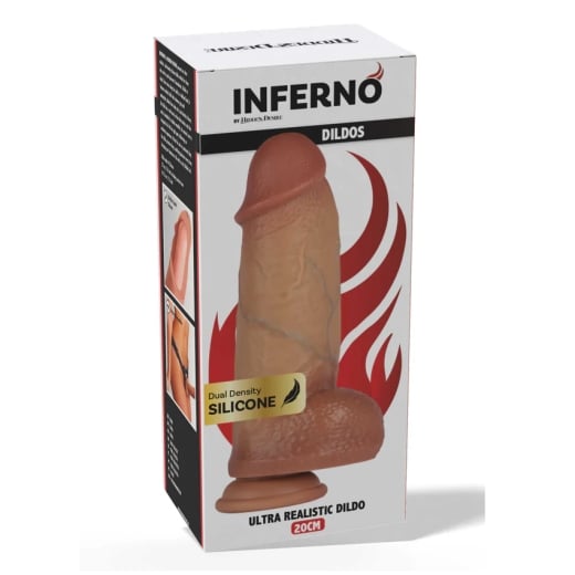 Falo imitatorius BIG INFERNO (20 cm)