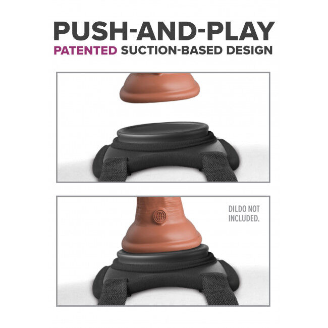 Strap On diržas šlaunims Push and Play