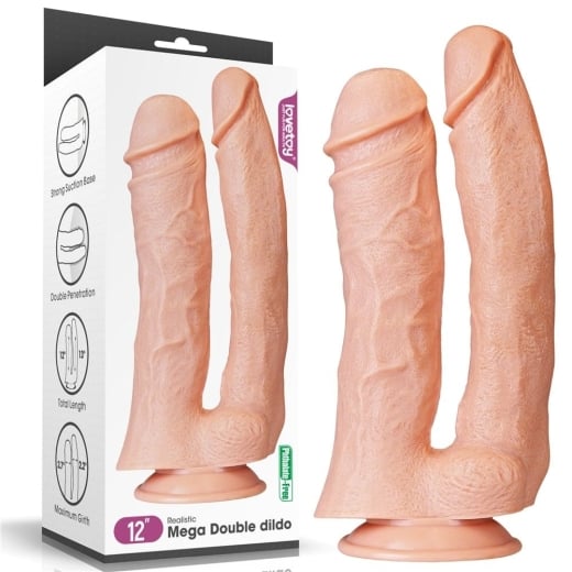 Dvigubas dildo Mega Dildo 12“