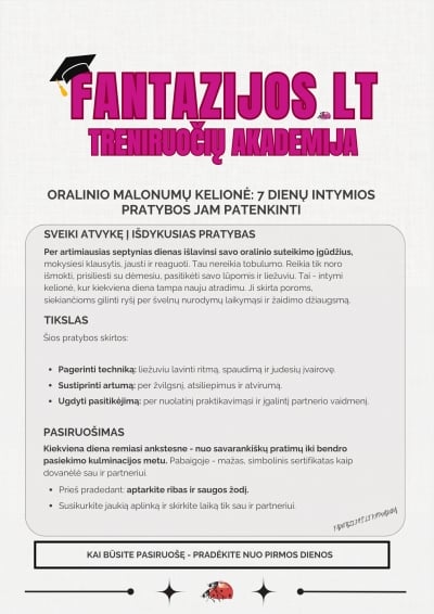 7-ių dienų oralinio pratybos JAM