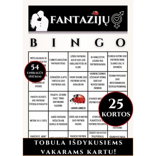Fantazijų Bingo 25