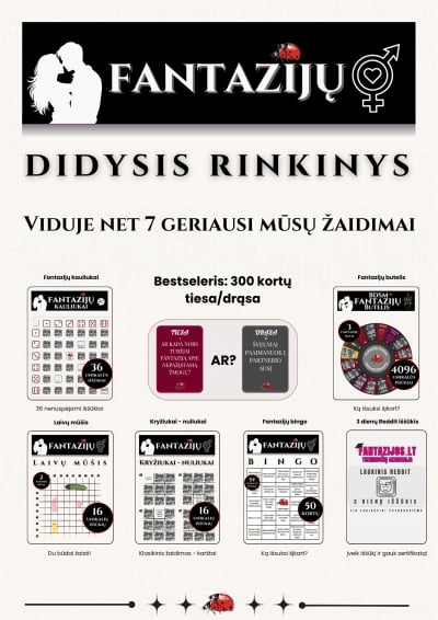 Didysis Fantazijų Stalo Žaidimų Rinkinys