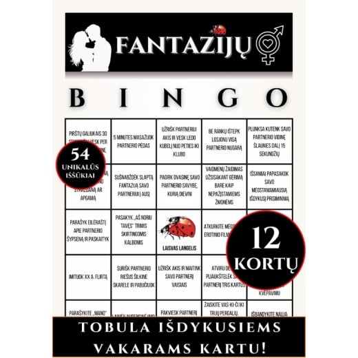 Fantazijų Bingo 12