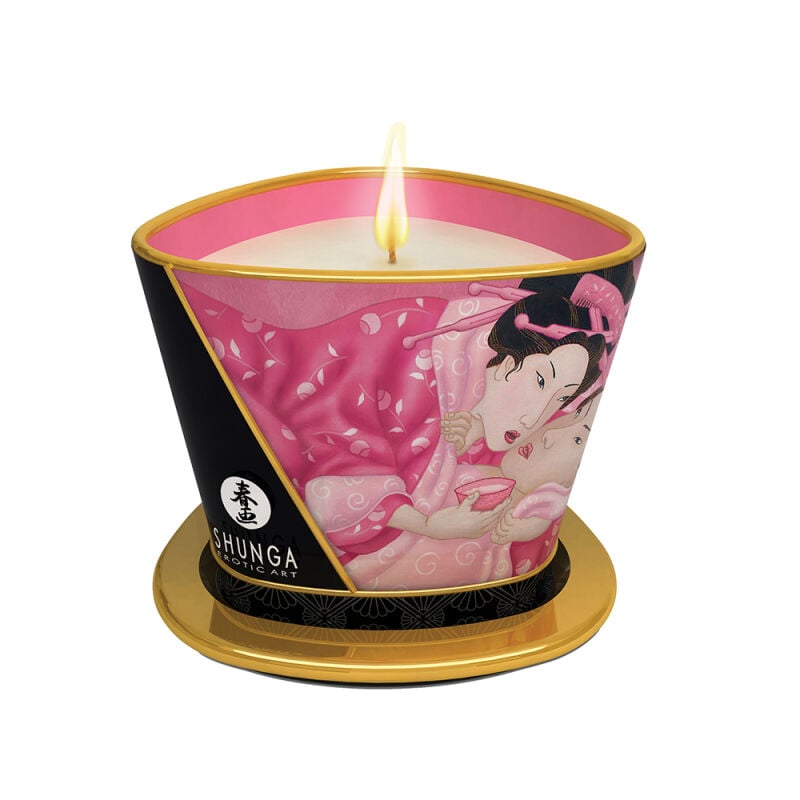 Shunga массажная свеча Afrodisia & Roses (200мл)