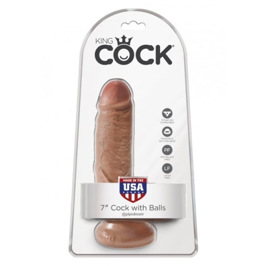 Falo imitatorius 7" Cock with Balls