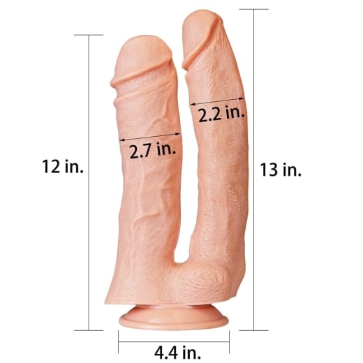 Dvigubas dildo Mega Dildo 12“