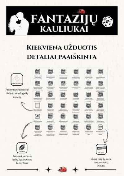 Erotinis žaidimas Fantazijų kauliukai