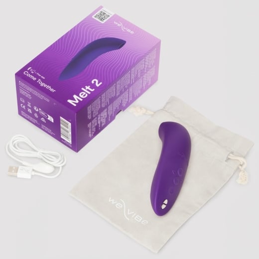 Išmanusis klitorio stimuliatorius We-Vibe Melt 2 (violetinis)