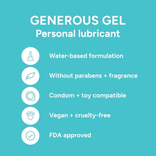 Veepõhine libesti Generous Gel (60 ml)