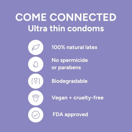 Prezervatyvai Come Connected (10 vnt.)