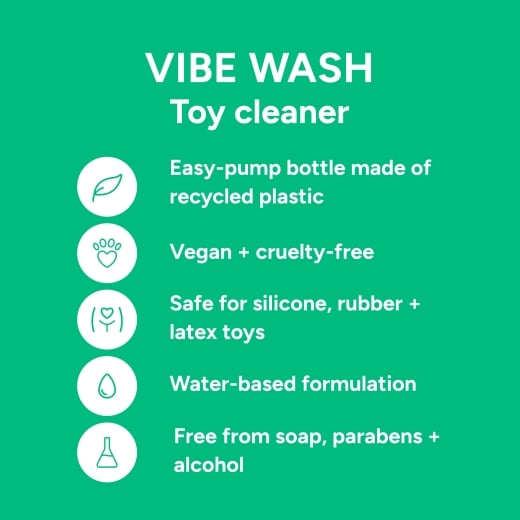 Sekso žaislų valiklis Vibe Wash (100 ml)