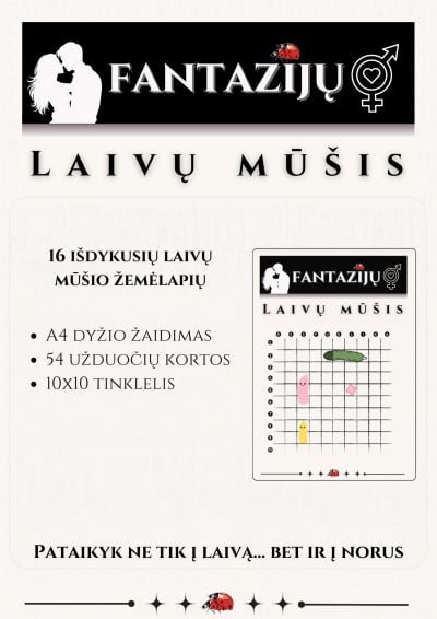 Didysis Fantazijų Stalo Žaidimų Rinkinys