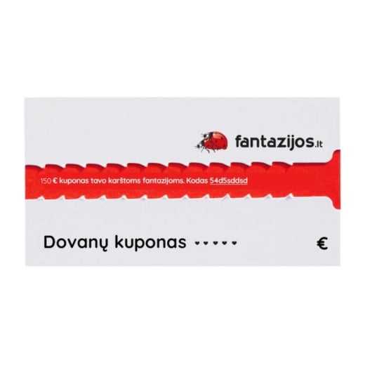 200 Eur vertės dovanų kuponas