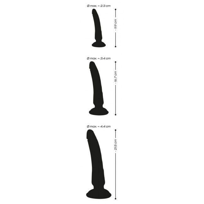 Analinių dildo rinkinys Three Dildos