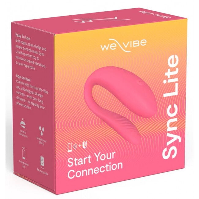 Pāru vibrators We Vibe Sync Lite (rozā)